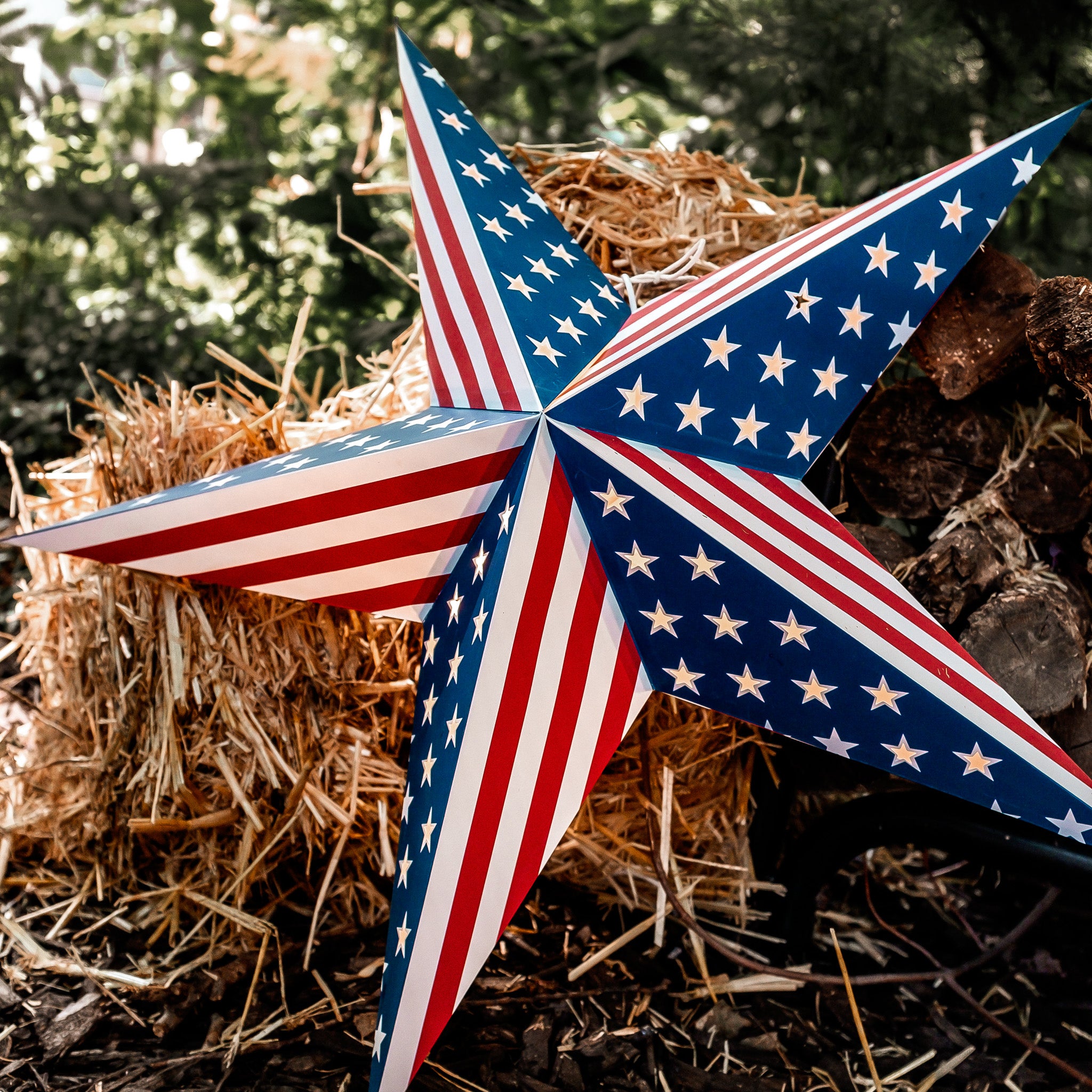 4th July Paper Star Lantern