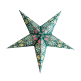 Blue 5 pointed paper star lantern